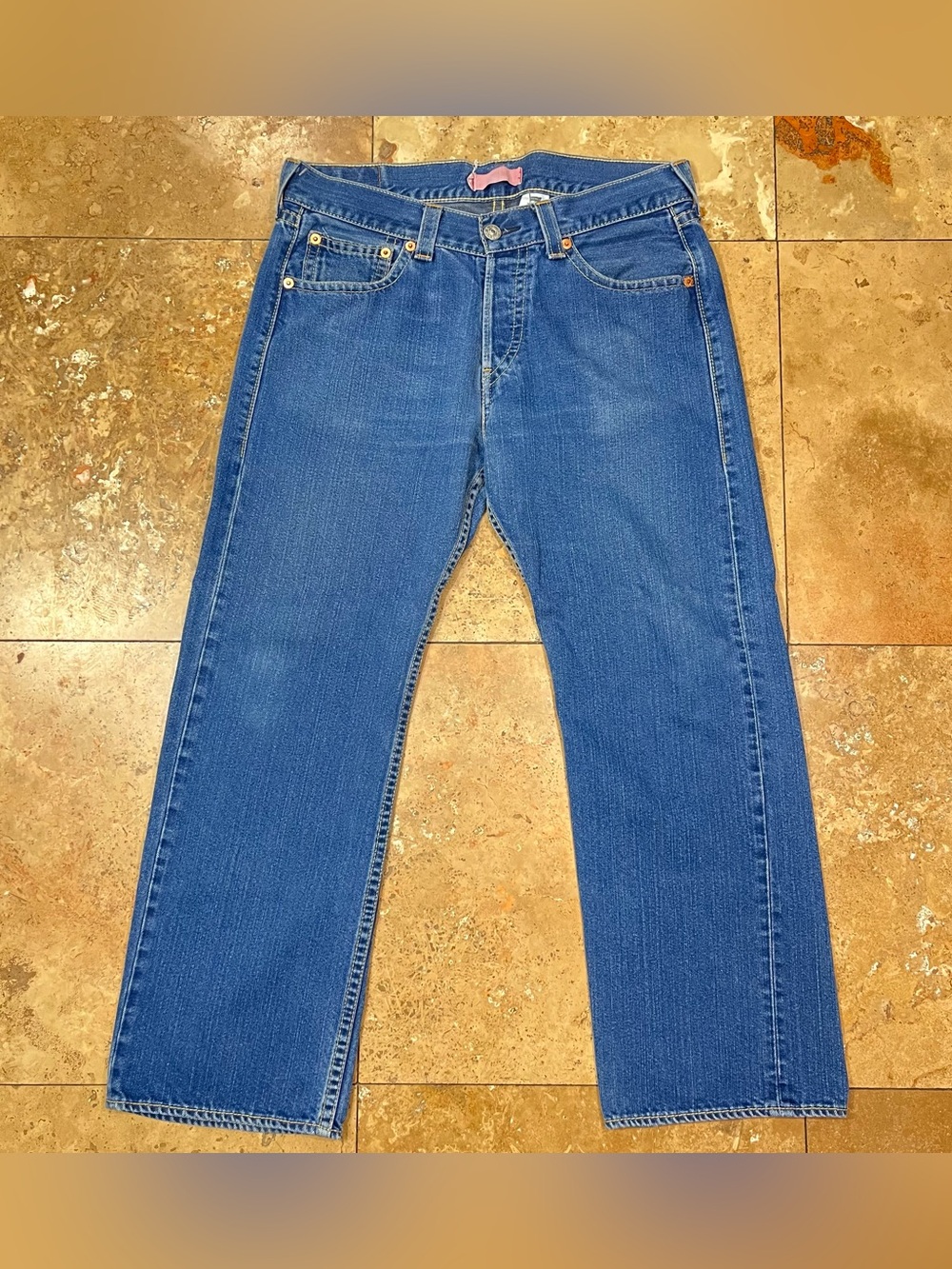 Vintage Levi’s Men’s Type 1 Iconic Straight Leg ButtonFly Baggy Jeans Size 36X32
